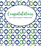 Blue Green Loops Baptism Congratulations