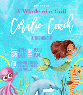 A Whale of a Tail Birthday Invite