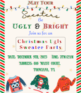 Christmas ugly sweater party