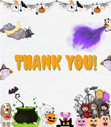 Halloween Party Thank you