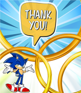 Sonic Says Thank you