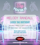 Laser Tag on the Go - Tag, You're It! Tropical Neon